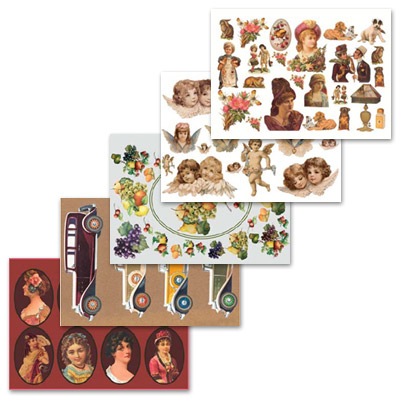 

Mini soft paper, Викторианская эпоха, ассорти, 25х35 см, 10 шт, Разноцветный