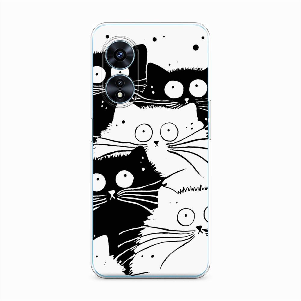 

Чехол Awog "Коты черно-белые" для Oppo A97, 2511050-2