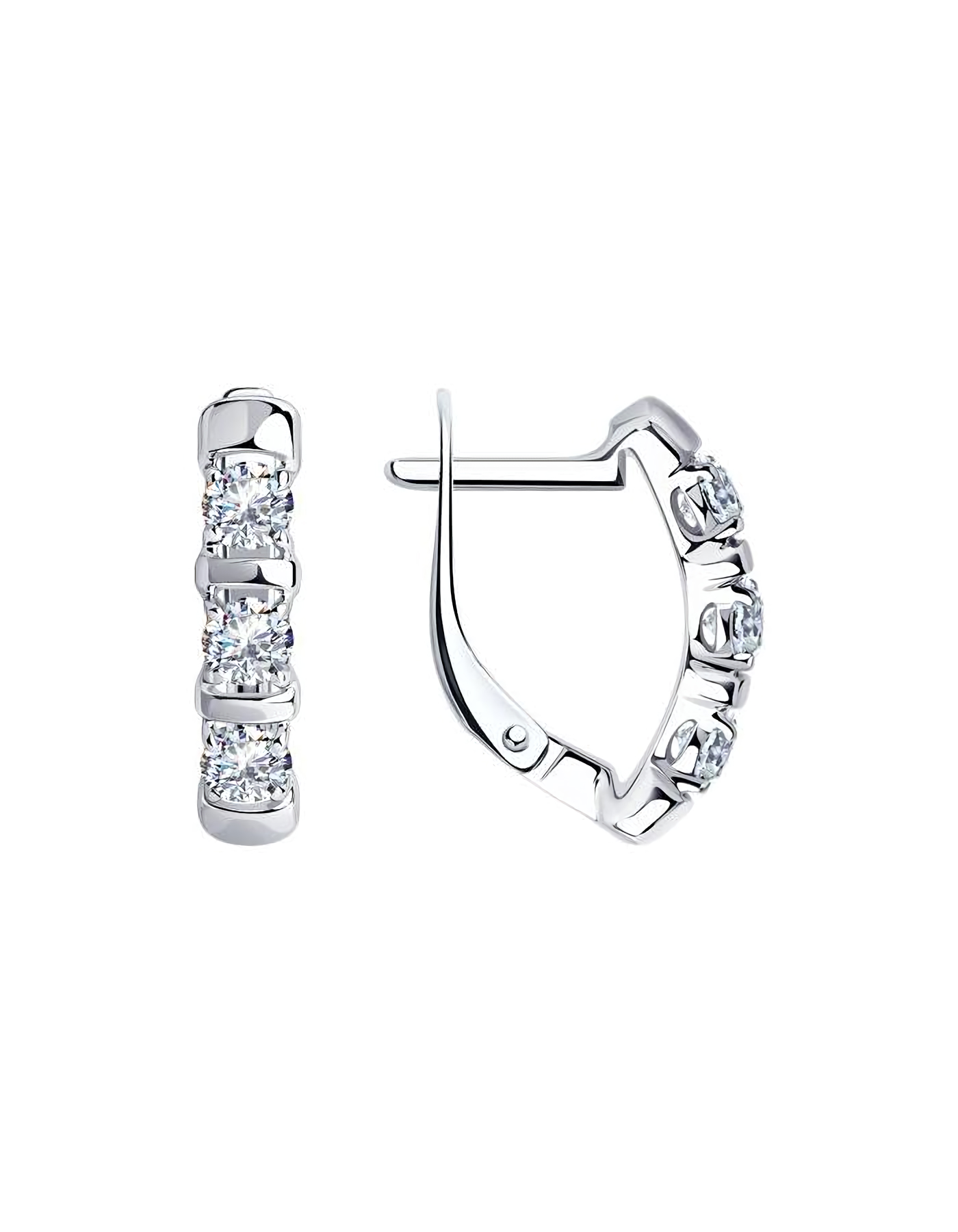 

Серьги из серебра TEO MAORI 894-120-01304-1, фианит, 894-120-01304-1