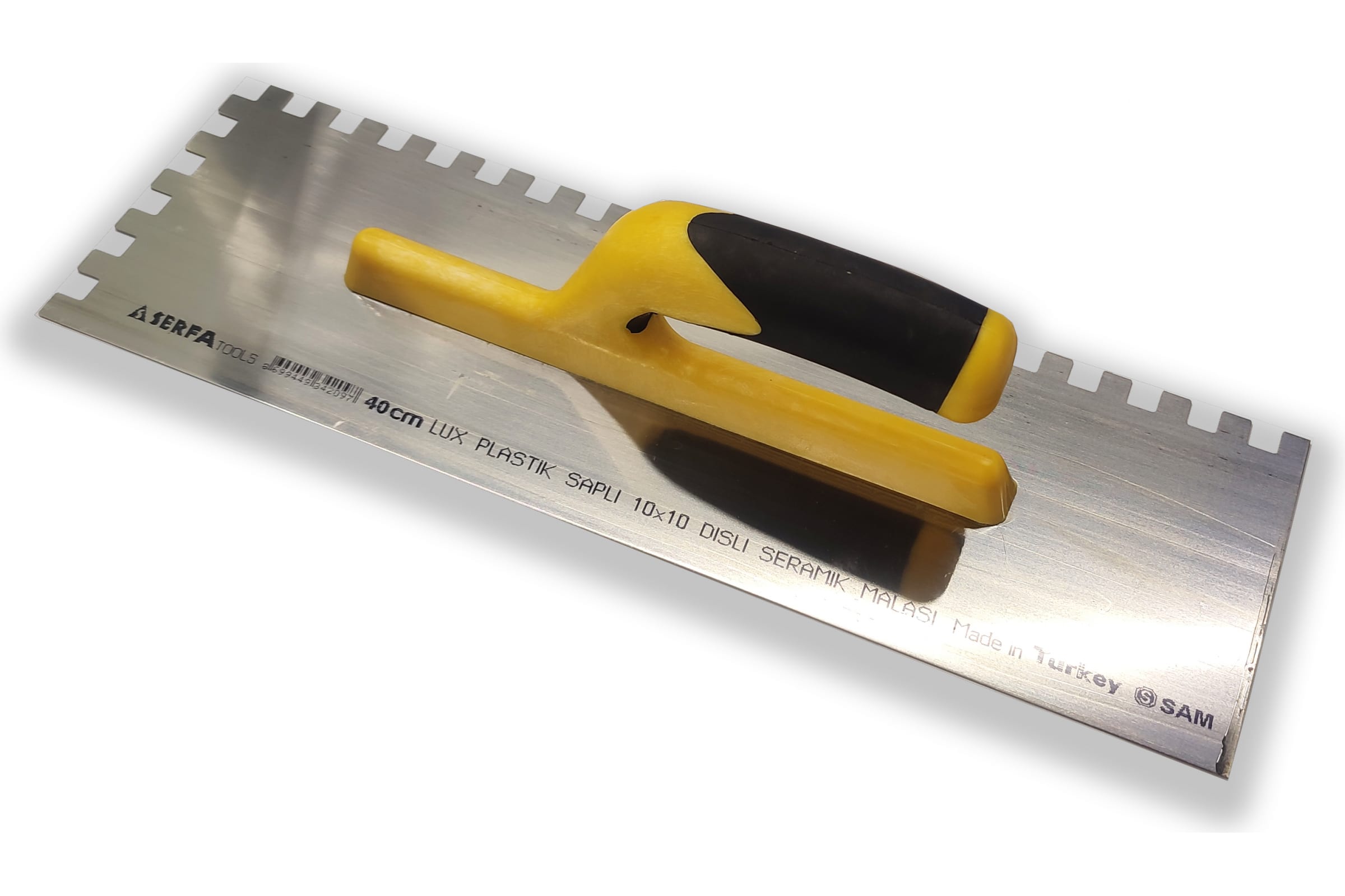 Serfa Гладилка зубчатая c пластиковой ручкой LUX 