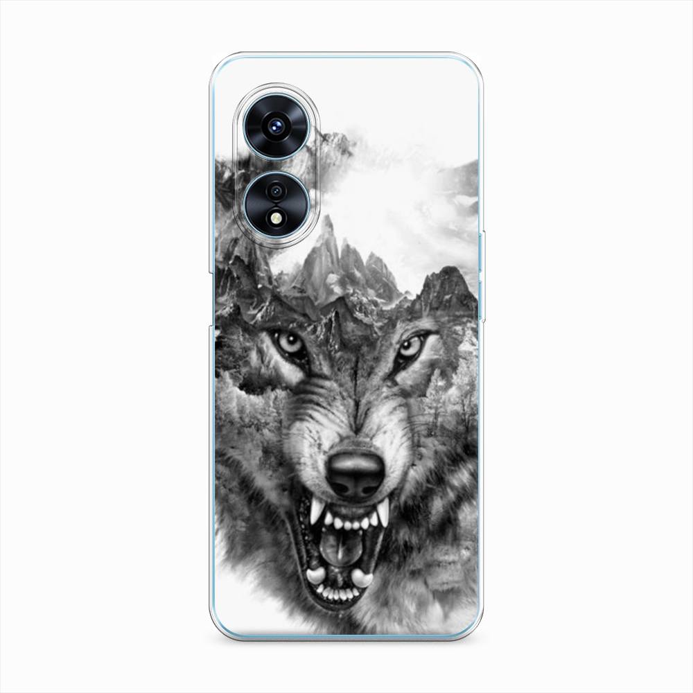 

Чехол Awog "Волк в горах" для Oppo A97, 2511050-1