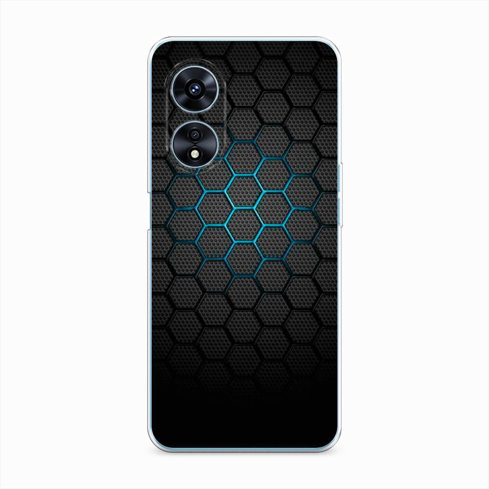

Чехол Awog "Бирюзовые соты" для Oppo A97, 2511050-3