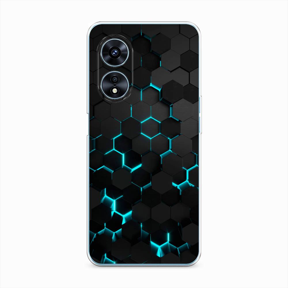 

Чехол Awog "Соты бирюзовые" для Oppo A97, 2511050-3