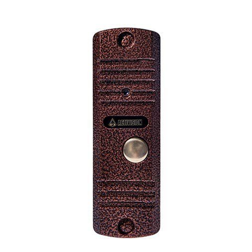 Панель аудиодомофона AVC-105 (медь) комплект аудиодомофона ts 203kit с электромеханическим замком ts el2369classic