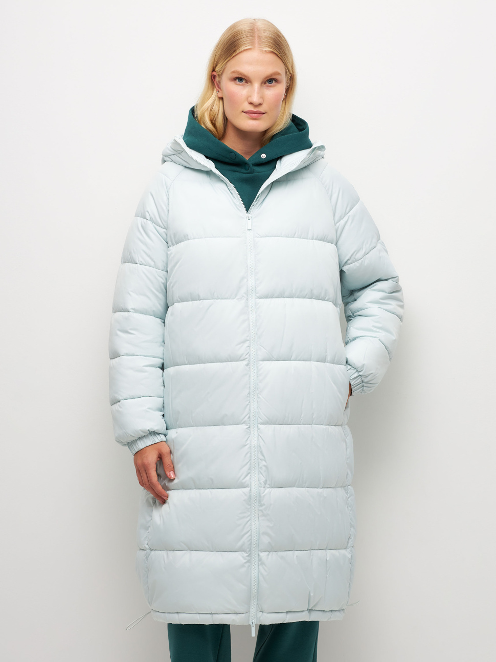 

Куртка женская Sela Moms 2810011222 голубая XS, 2810011222