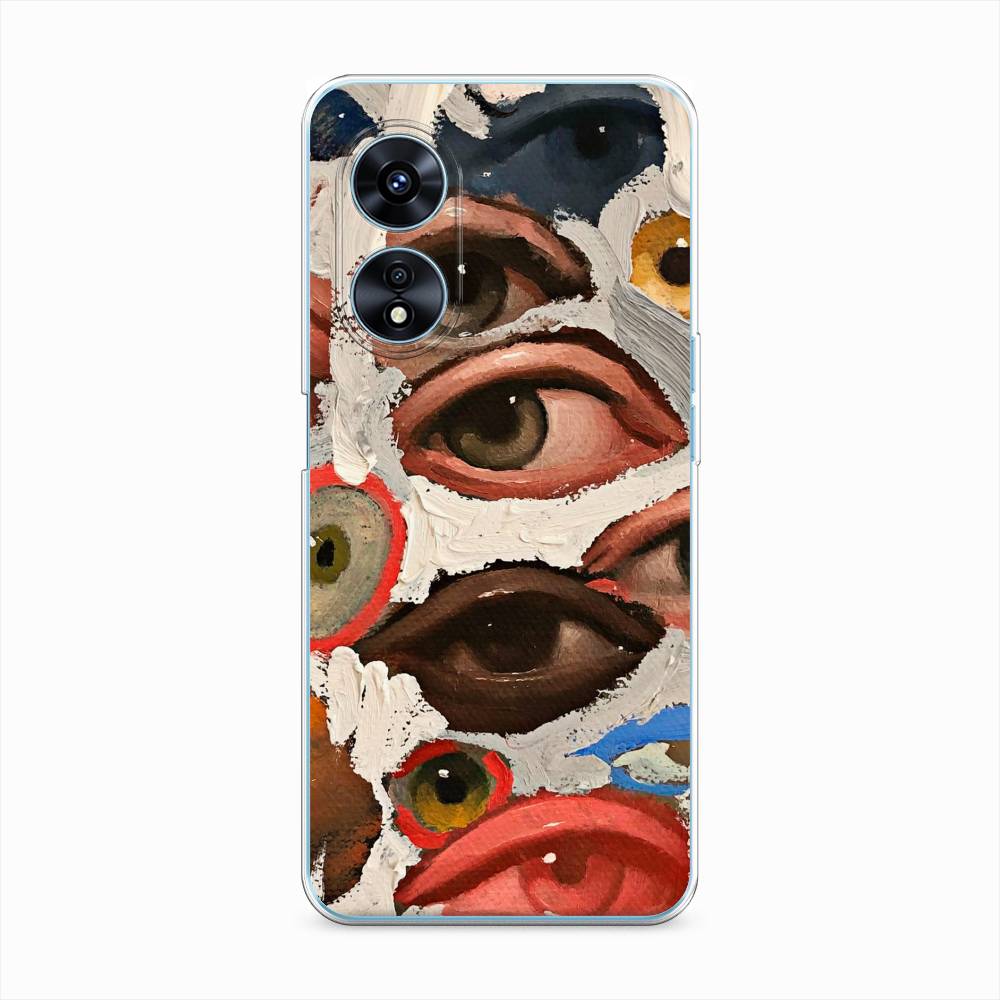 

Чехол Awog "Глаза масляная живопись" для Oppo A97, 2511050-7