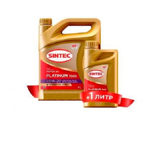 

Моторное масло SINTEC Platinum 7000 0W20 GF-6A 4л