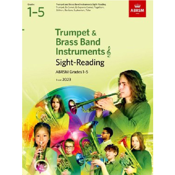 

Sight-reading for trumpet and brass band instruments (treble clef), abrsm grades 1-5, f...