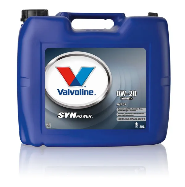 фото Valvoline 886743 synpower mst c5 0w20 20л, шт 1шт