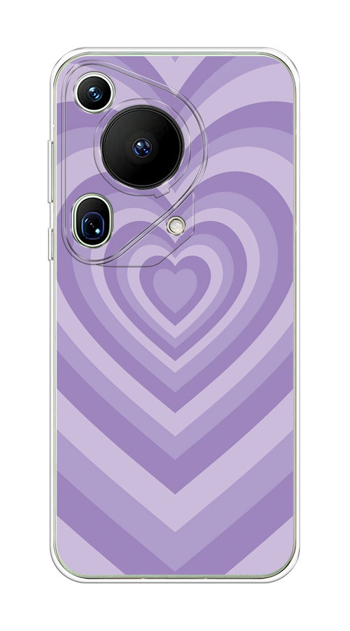 

Чехол на Huawei Pura 70 Ultra "Violet heart latte", Фиолетовый, 6124550-1