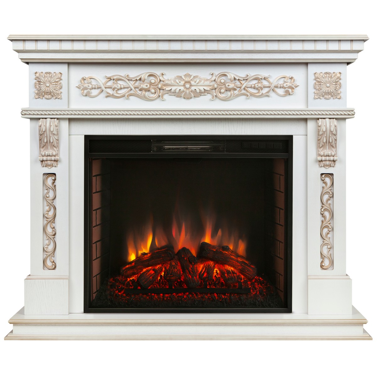 

Электрокамин RealFlame Estella WT с Epsilon 26 S IR, инфракрасный обогрев, Электрокамин Estella 25,5/26 WT с очагом Epsilon 26