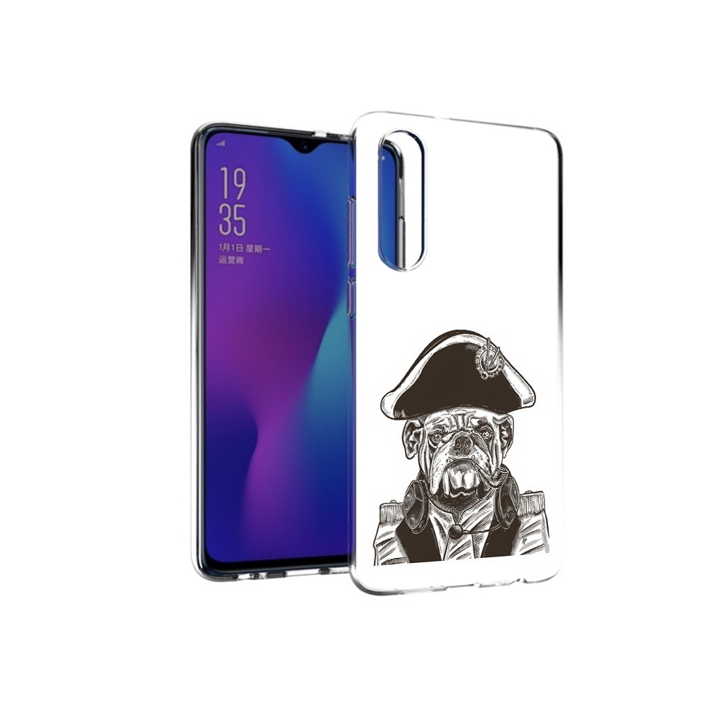 

Чехол MyPads Tocco для Huawei P30 мопс генерал, Прозрачный, Tocco