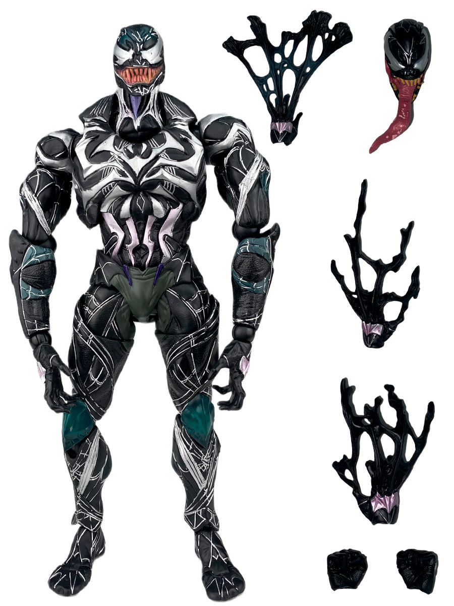

Фигурка симбиот StarFriend Веном Марвел Venom Marvel подвижная, аксессуары, 26 см, Фигурка симбиот Веном Марвел Venom Marvel (подвижная, аксессуары, 26 см)