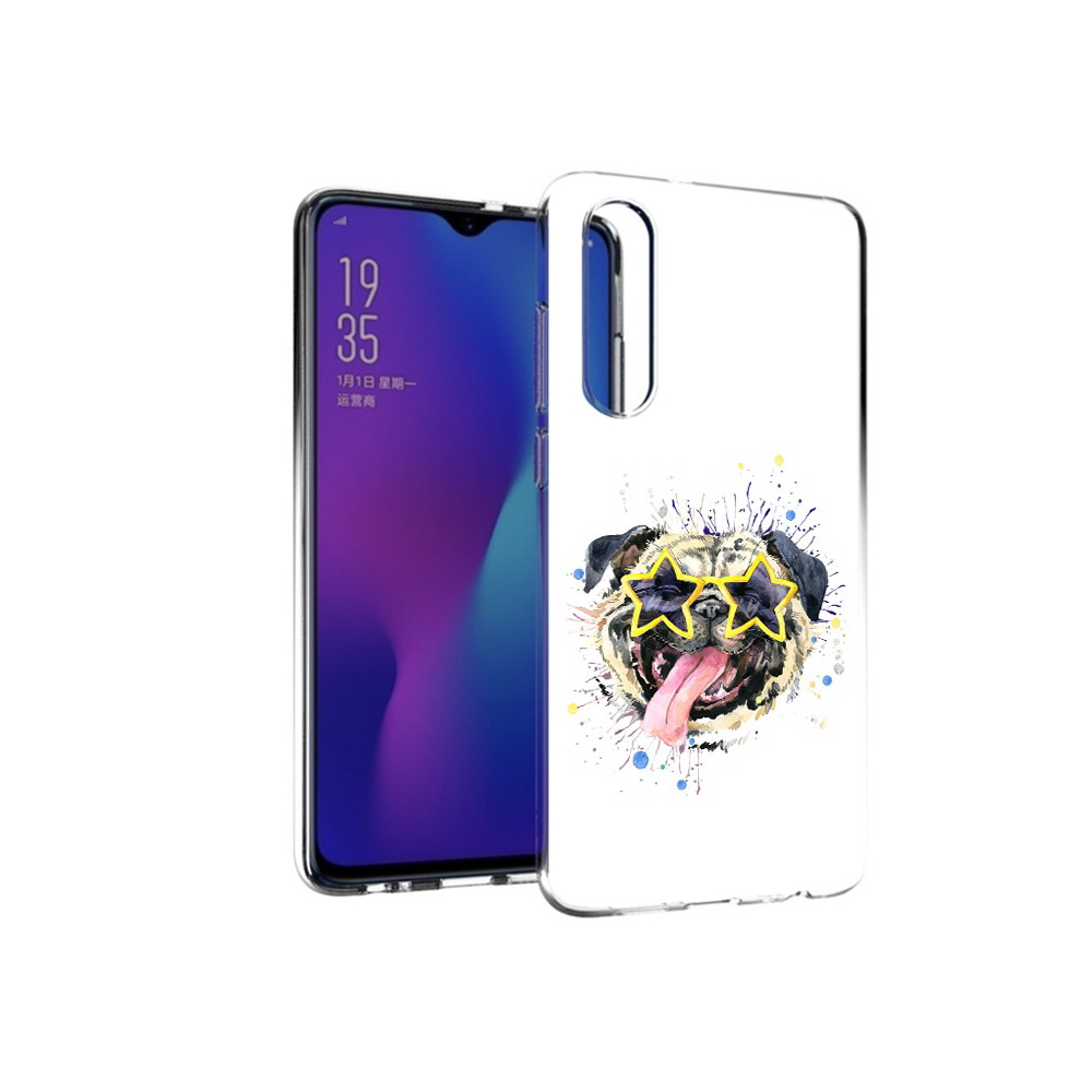 Чехол MyPads Tocco для Huawei P30 мопс боксер