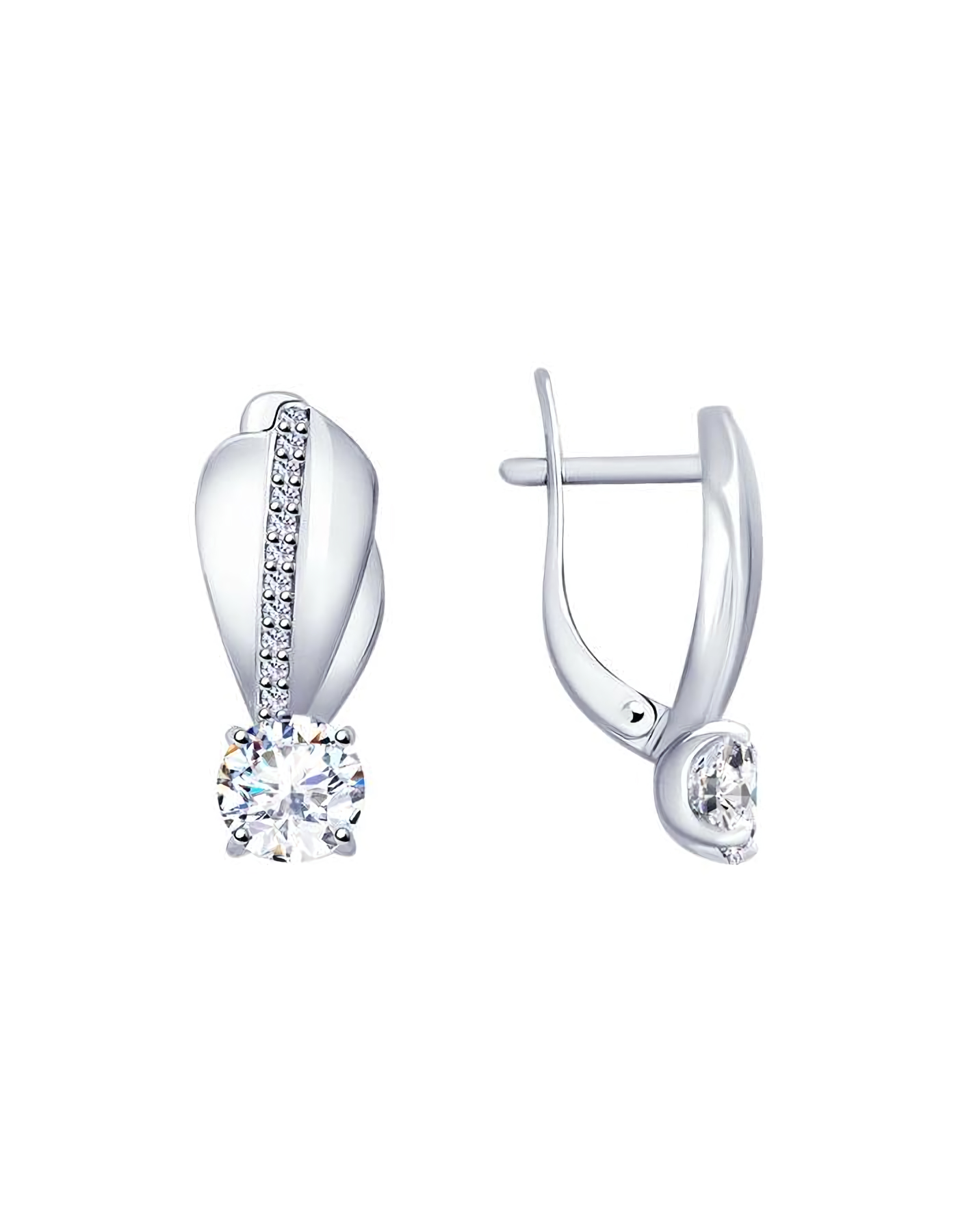 

Серьги из серебра TEO MAORI 894-120-01222-1, фианит, 894-120-01222-1