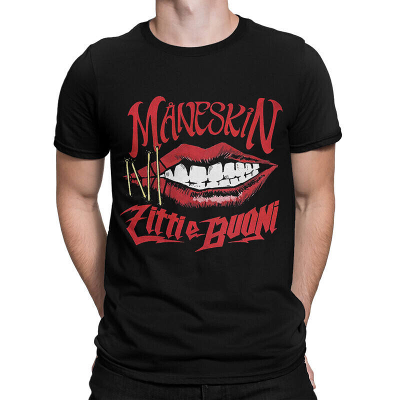 

Футболка мужская Dream Shirts группа Maneskin 1000092-2 черная XS, Черный, группа Maneskin 1000092-2