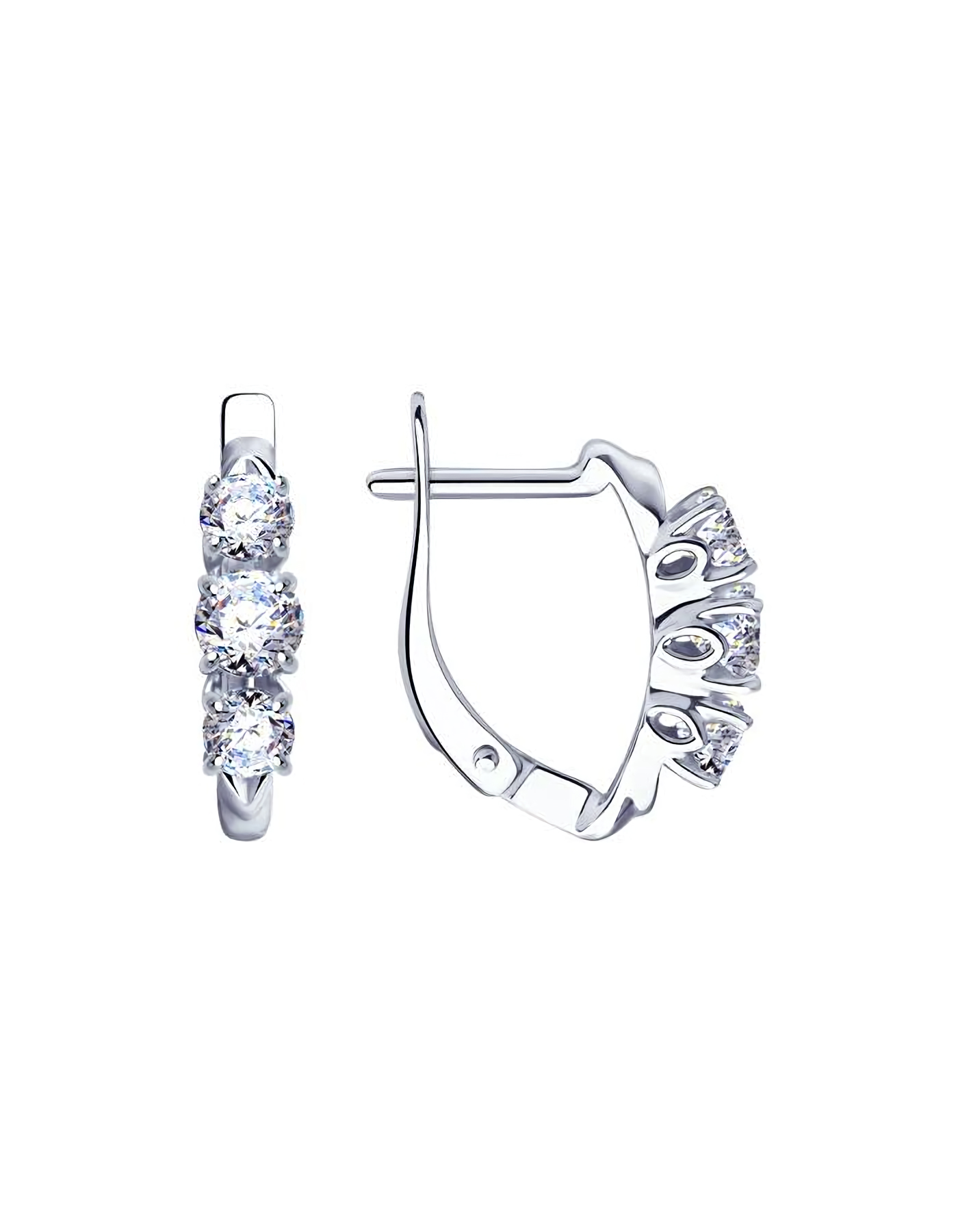 

Серьги из серебра TEO MAORI 894-120-01216-1, фианит, 894-120-01216-1