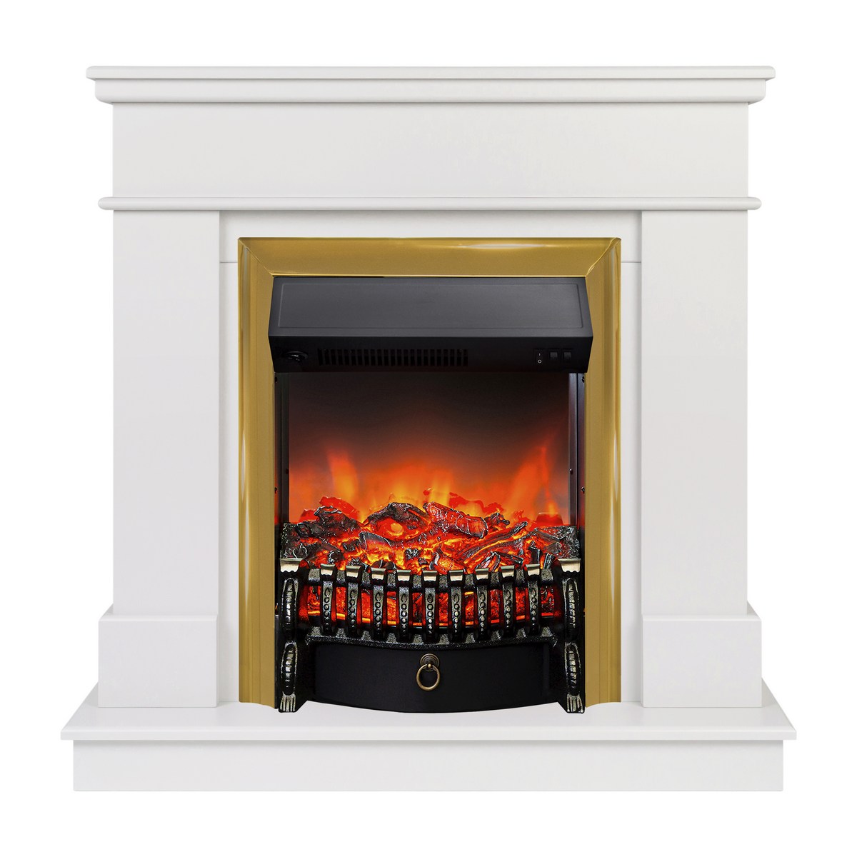 

Электрокамин RealFlame Selena STD WT с очагом Fobos Lux Brass, Электрокамин Selena STD WT с очагом Fobos Lux Brass