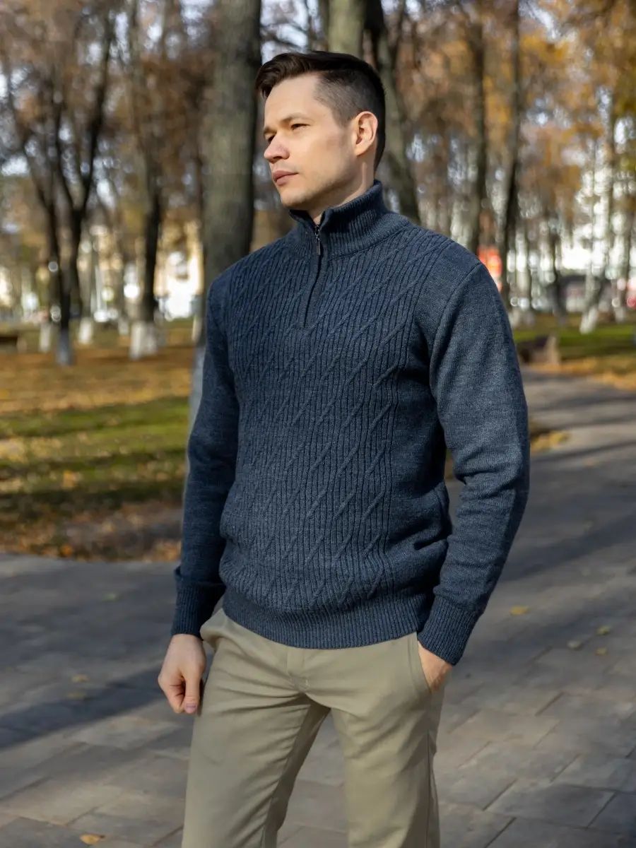 

Свитер мужской DECADE 242 синий 58 RU, 242