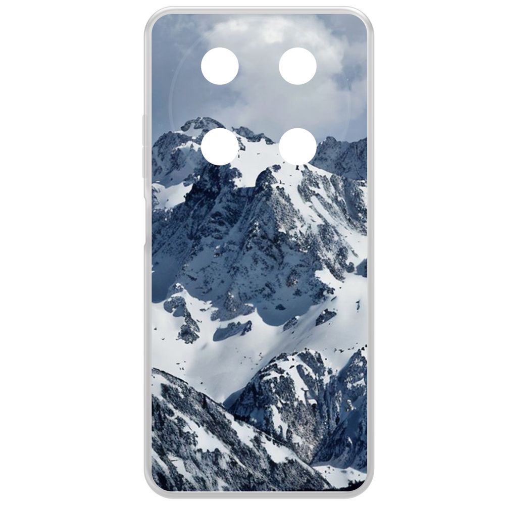 

Чехол-накладка Krutoff Clear Case Горы для ITEL RS4, Прозрачный