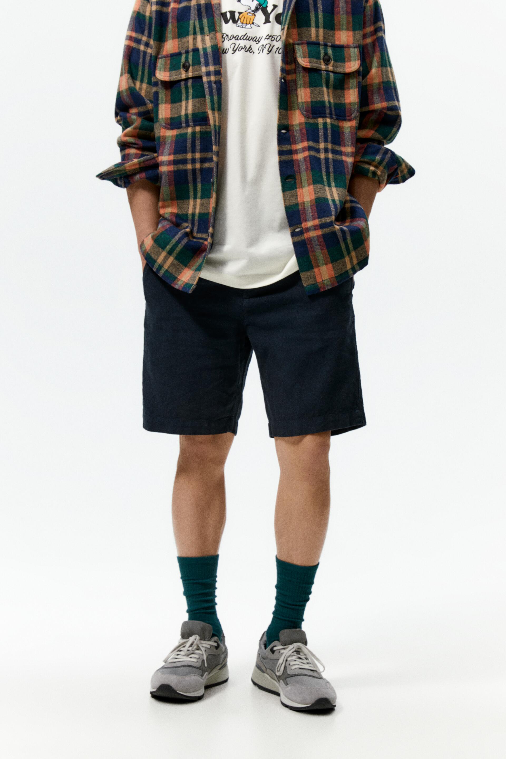 

Шорты мужские ZARA 07248410 синие 42 (доставка из-за рубежа), 07248410