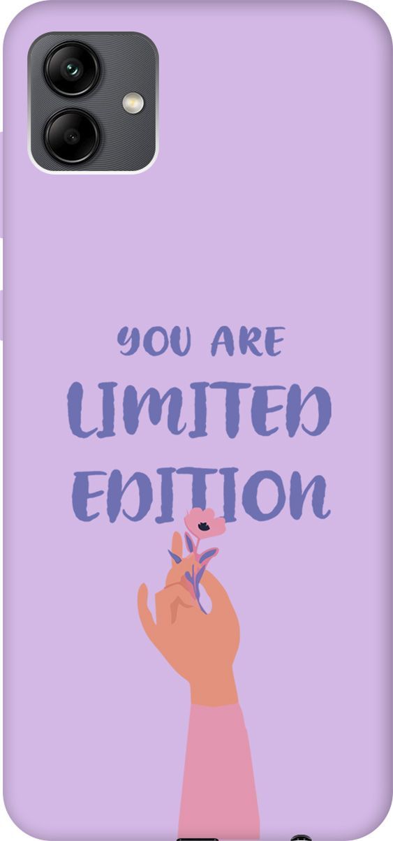 

Чехол на Samsung Galaxy A04 с принтом "Limited Edition" сиреневый, Фиолетовый, 158451
