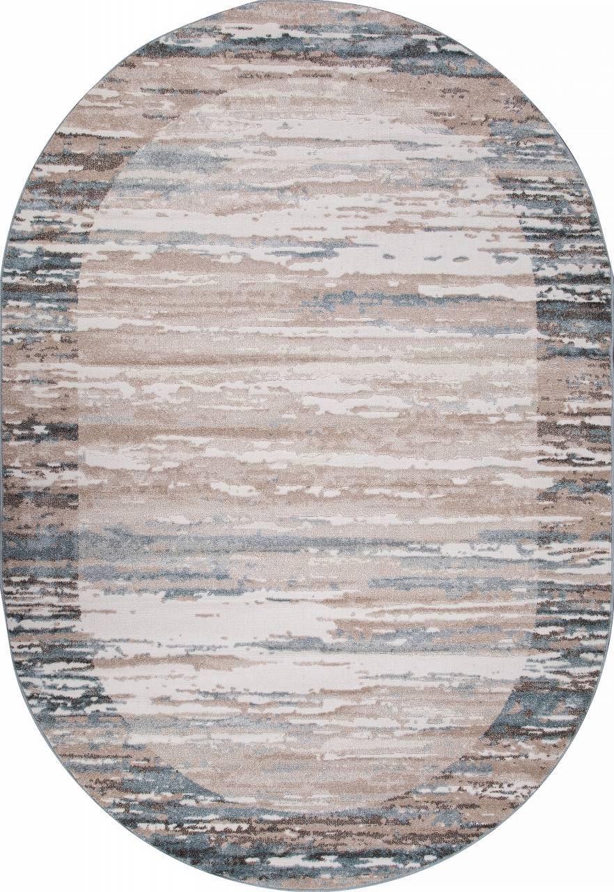 

Ковер NATUREL D983 BEIGE-BLUE Овал