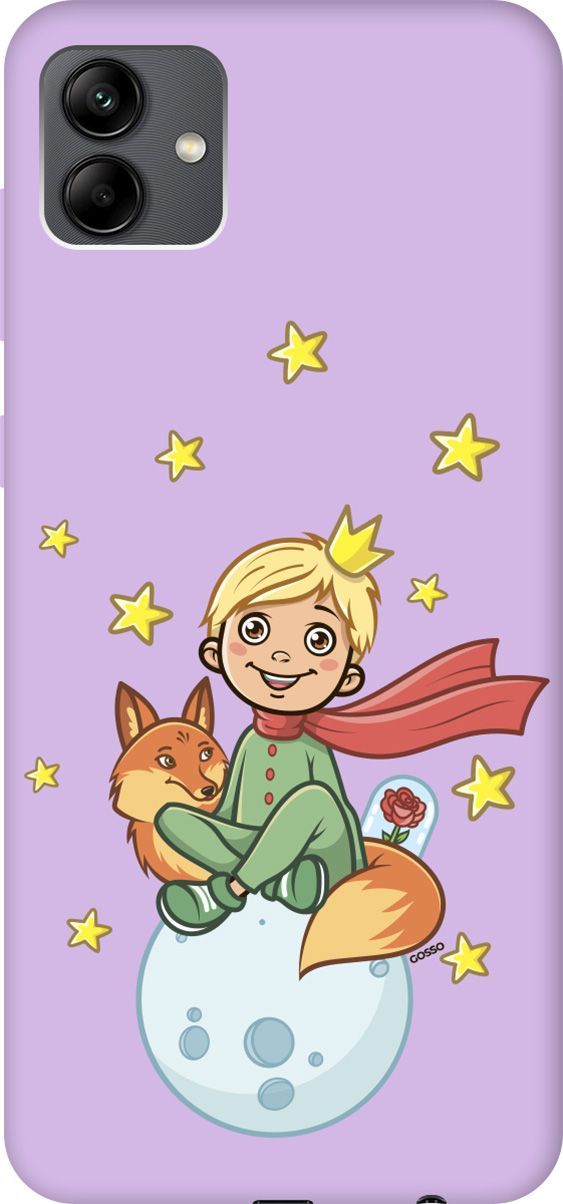 

Чехол на Samsung Galaxy A04 с принтом "Little Prince" сиреневый, Фиолетовый;бежевый, 158451