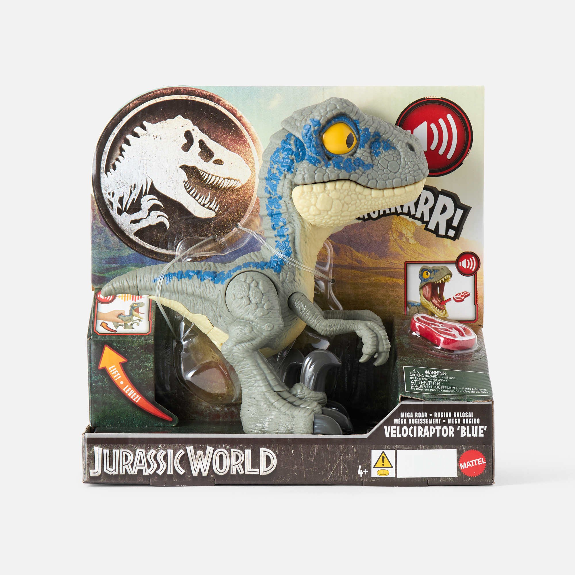 Фигурка динозавра Jurassic World Kick & Mogumogu Baby Blue Dinosaur HVB43