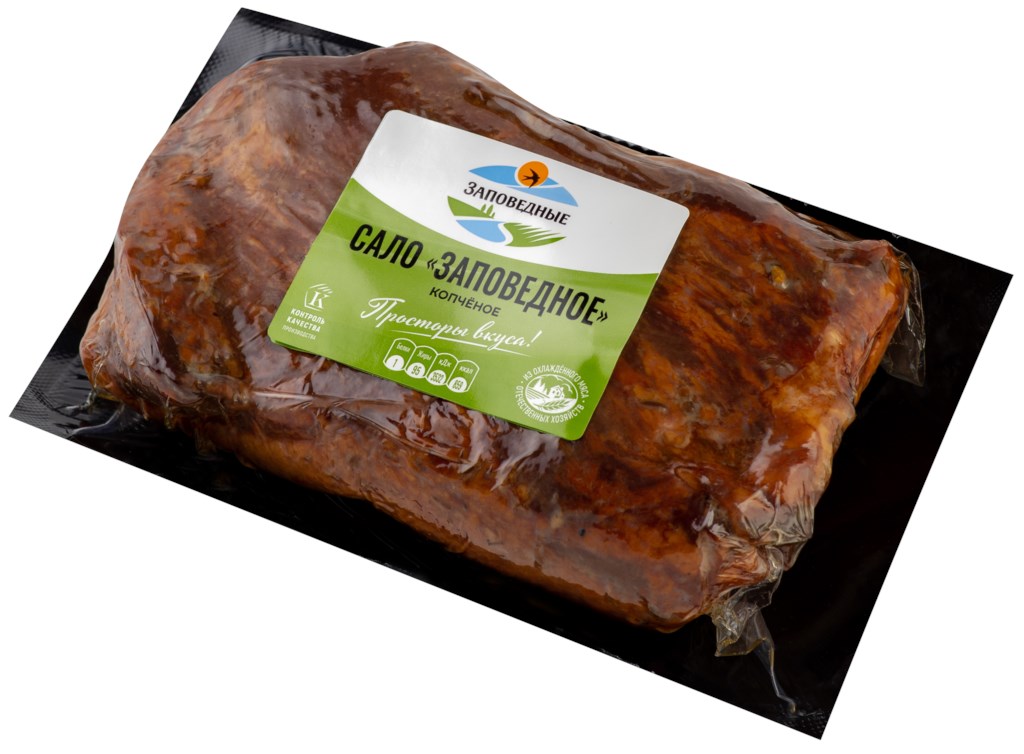 

Сало копченое Заповедные Продукты Заповедное +-1 кг