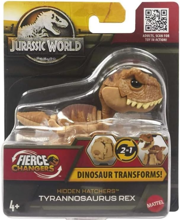 Фигурка Jurassic World Hidden Hatchers Tyrannosaurus Rex мини, HLP02