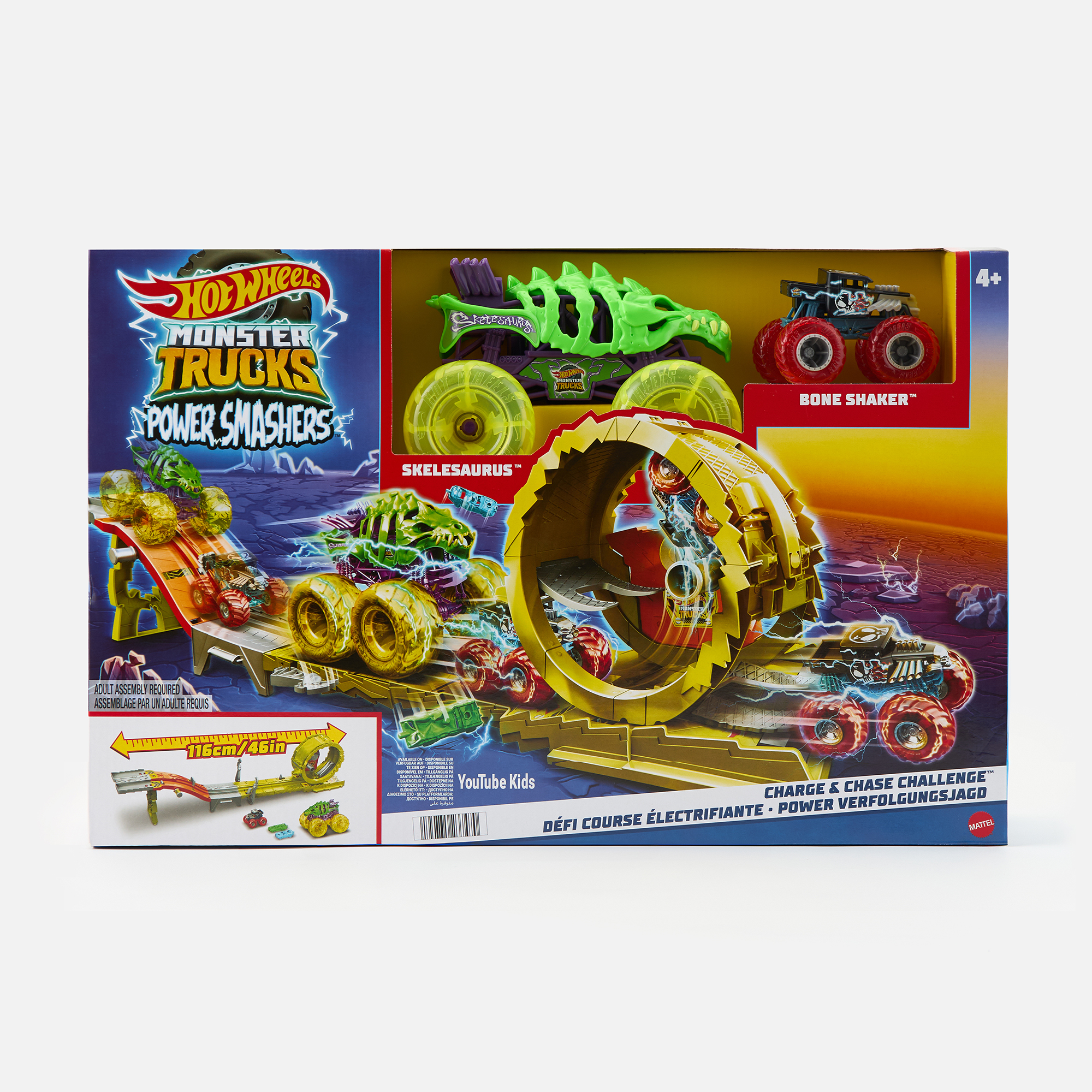 Трек Hot Wheels Power Smashers Destruction Race Chase игрушечный HXT05 7849₽