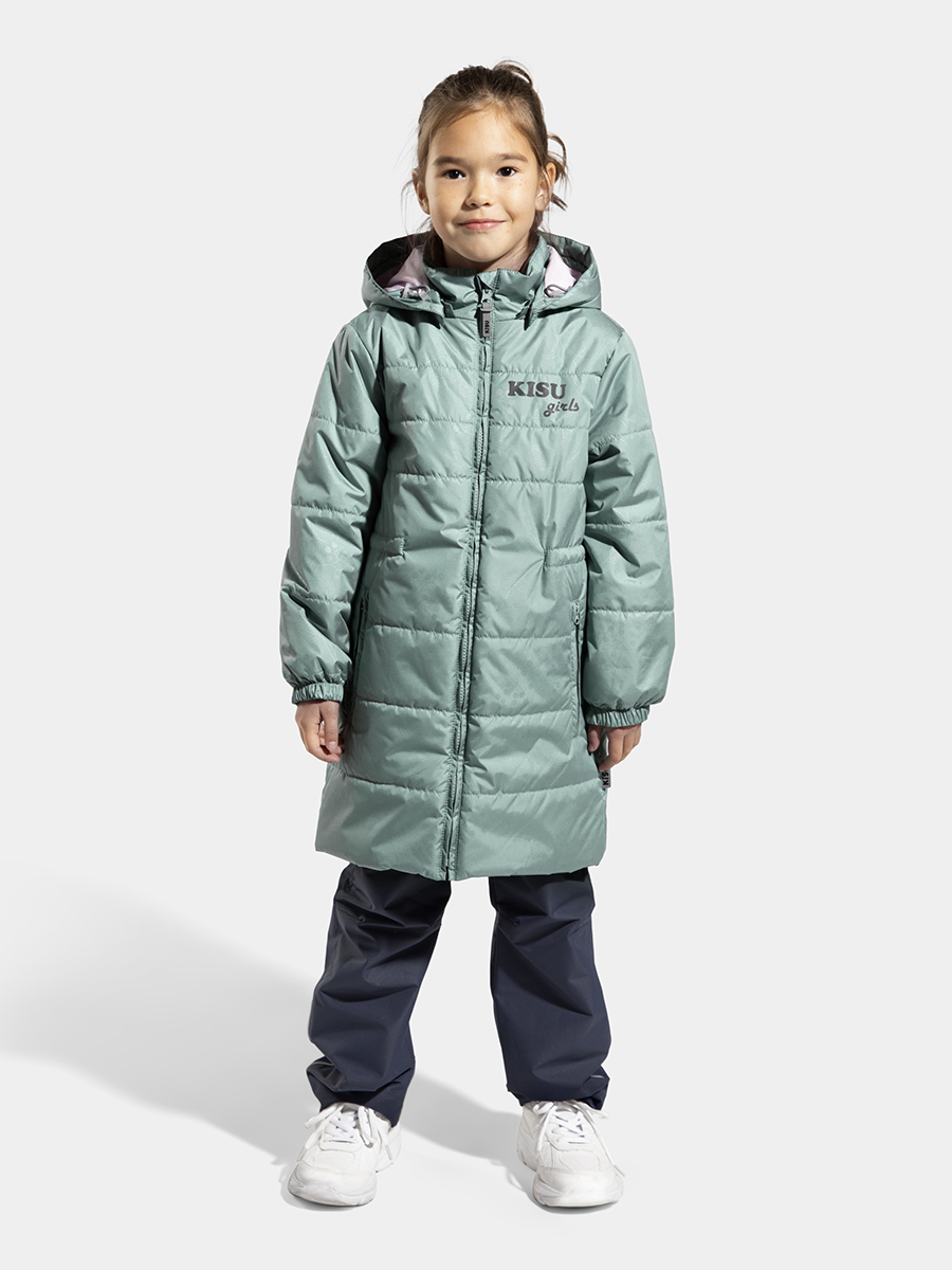 Пальто детское KISU S23-20401, 1010, размер 152
