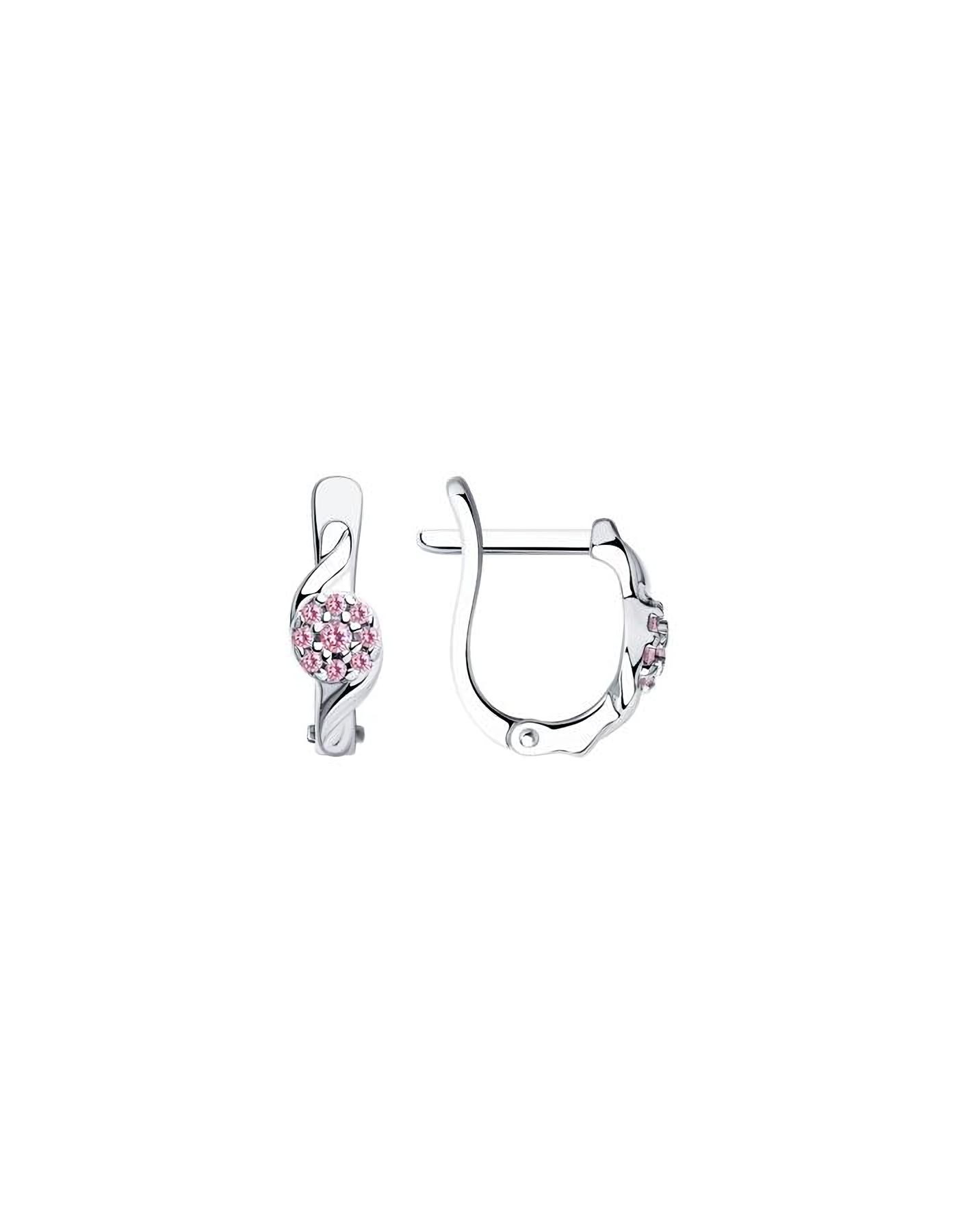 

Серьги из серебра TEO MAORI 894-120-01130-1, фианит, 894-120-01130-1