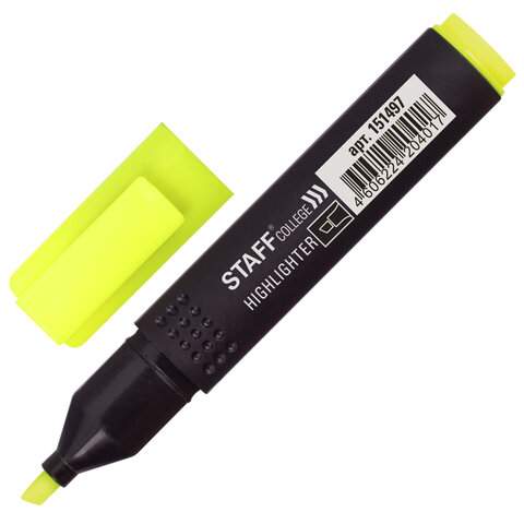 

Текстовыделитель STAFF "STICK HL-497" арт. 151497, 12 шт., Желтый