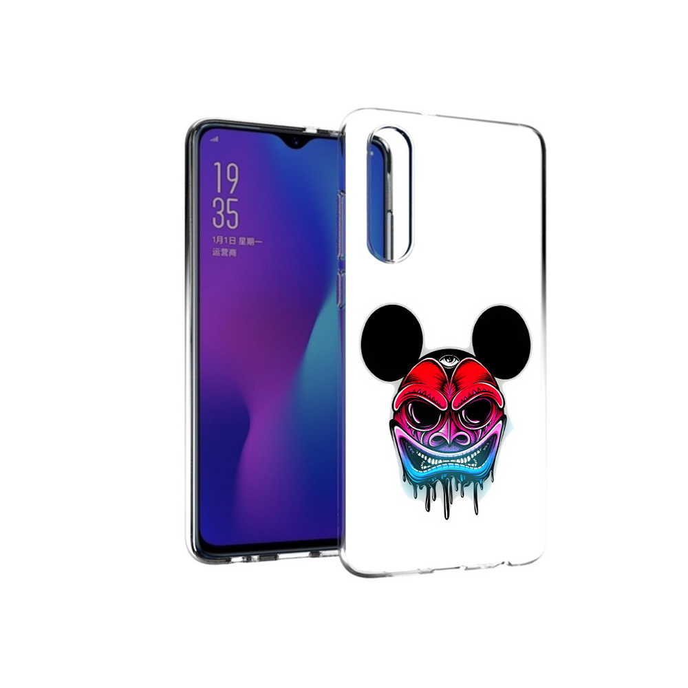 

Чехол MyPads Tocco для Huawei P30 микки в маске, Прозрачный, Tocco