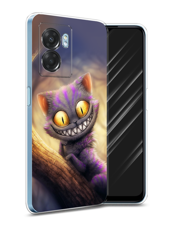 

Чехол Awog на Oppo A57 5G/A56s/OnePlus Nord N300 5G "Cheshire Cat", Разноцветный, 2510250-1