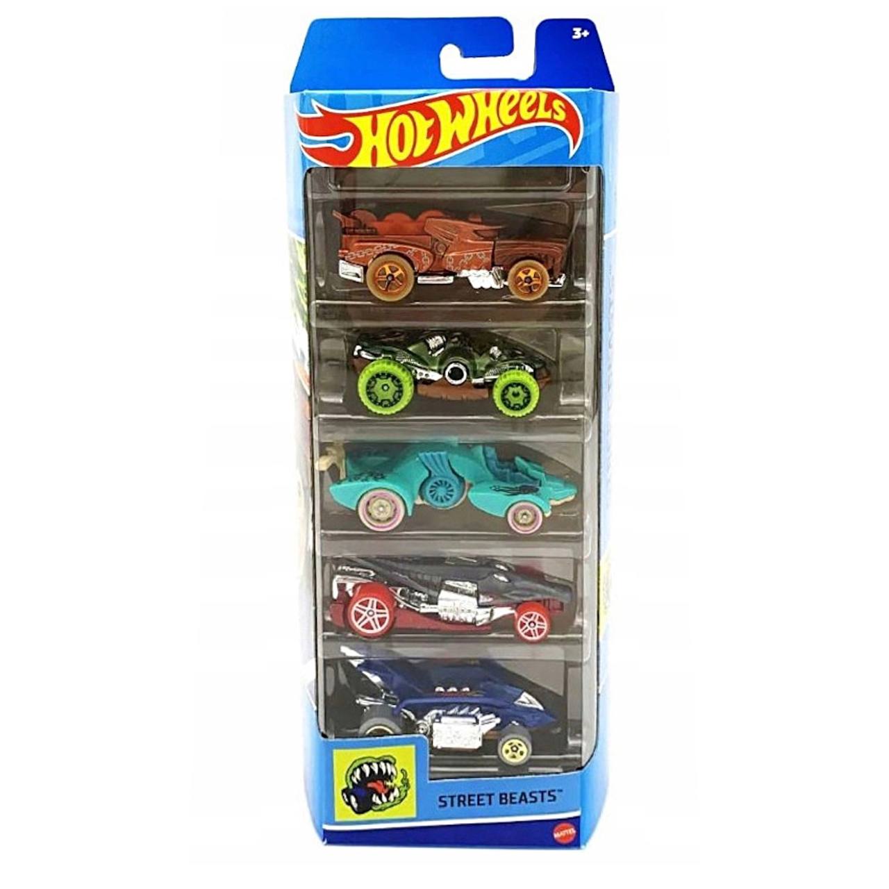 Набор машинок Hot Wheels Street Beasts HFV91 разноцветный