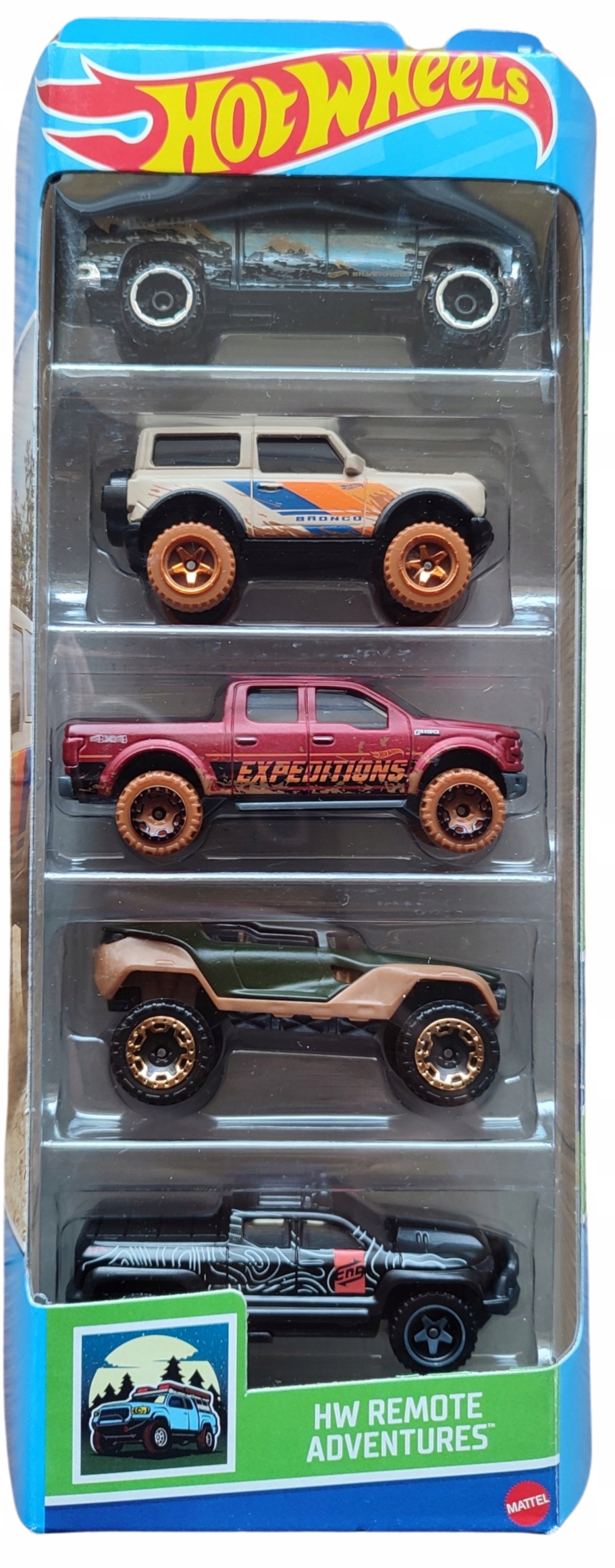 

Набор машинок Hot Wheels Remote Adventures HLY74, Разноцветный, Remote Adventures