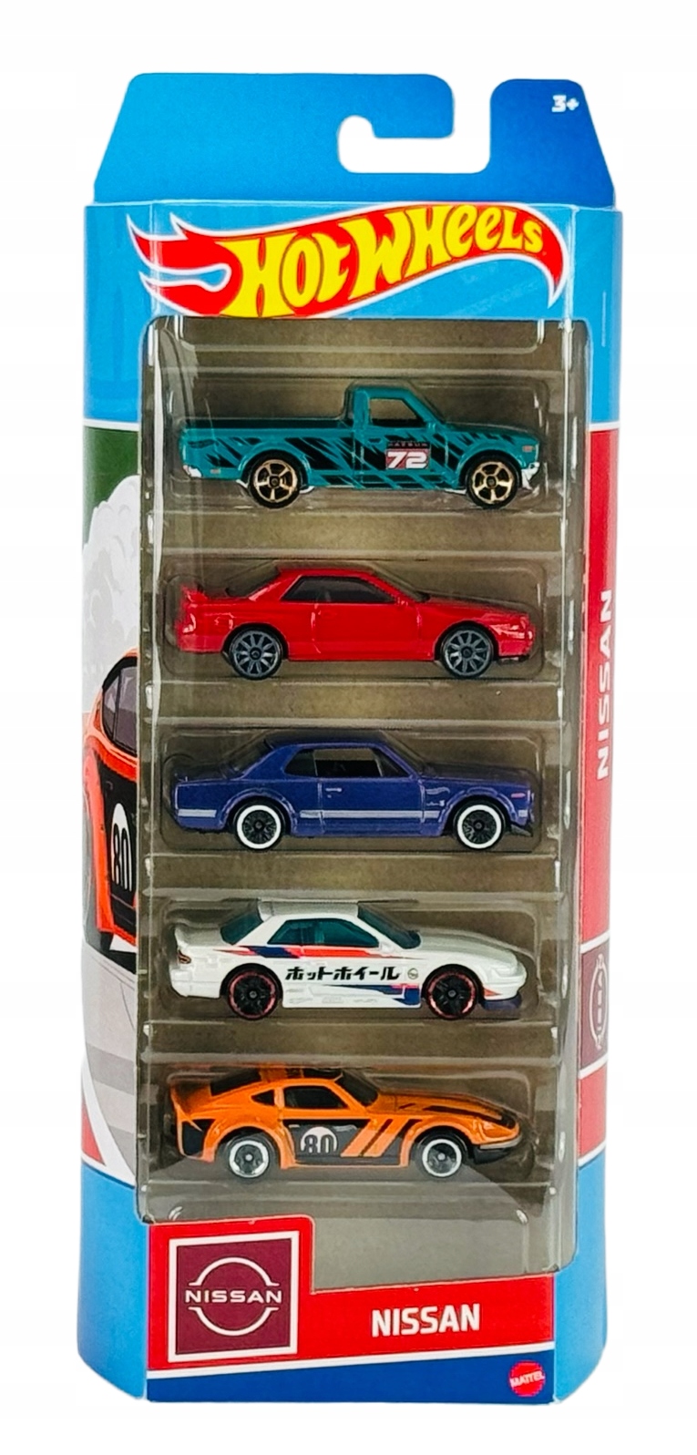

Набор машинок Hot Wheels Nissan HLY73, Разноцветный, Nissan