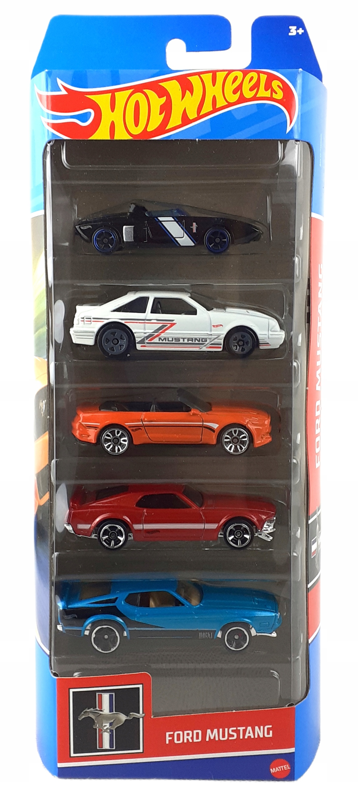 

Набор машинок Hot Wheels Ford Mustang HFV92, Разноцветный, Ford Mustang
