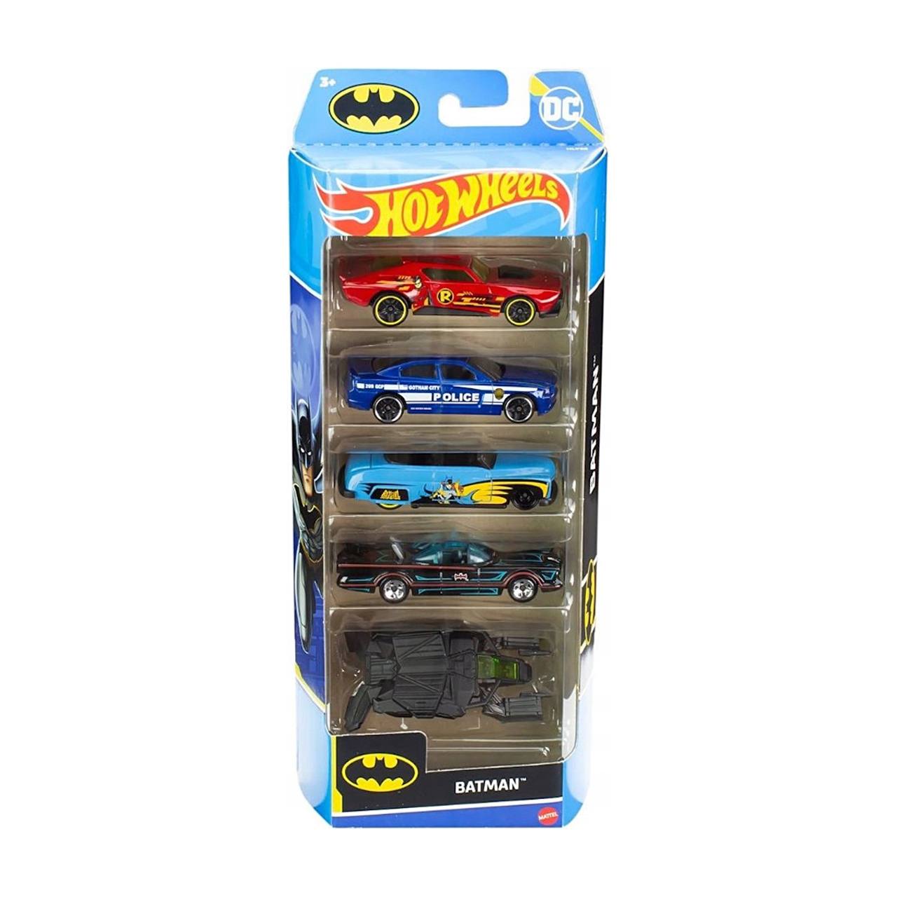 

Набор машинок Hot Wheels Batman HLY68, Разноцветный, Batman