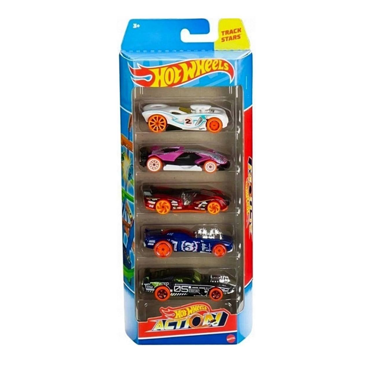 

Набор машинок Hot Wheels Action HLY66, Разноцветный, Action