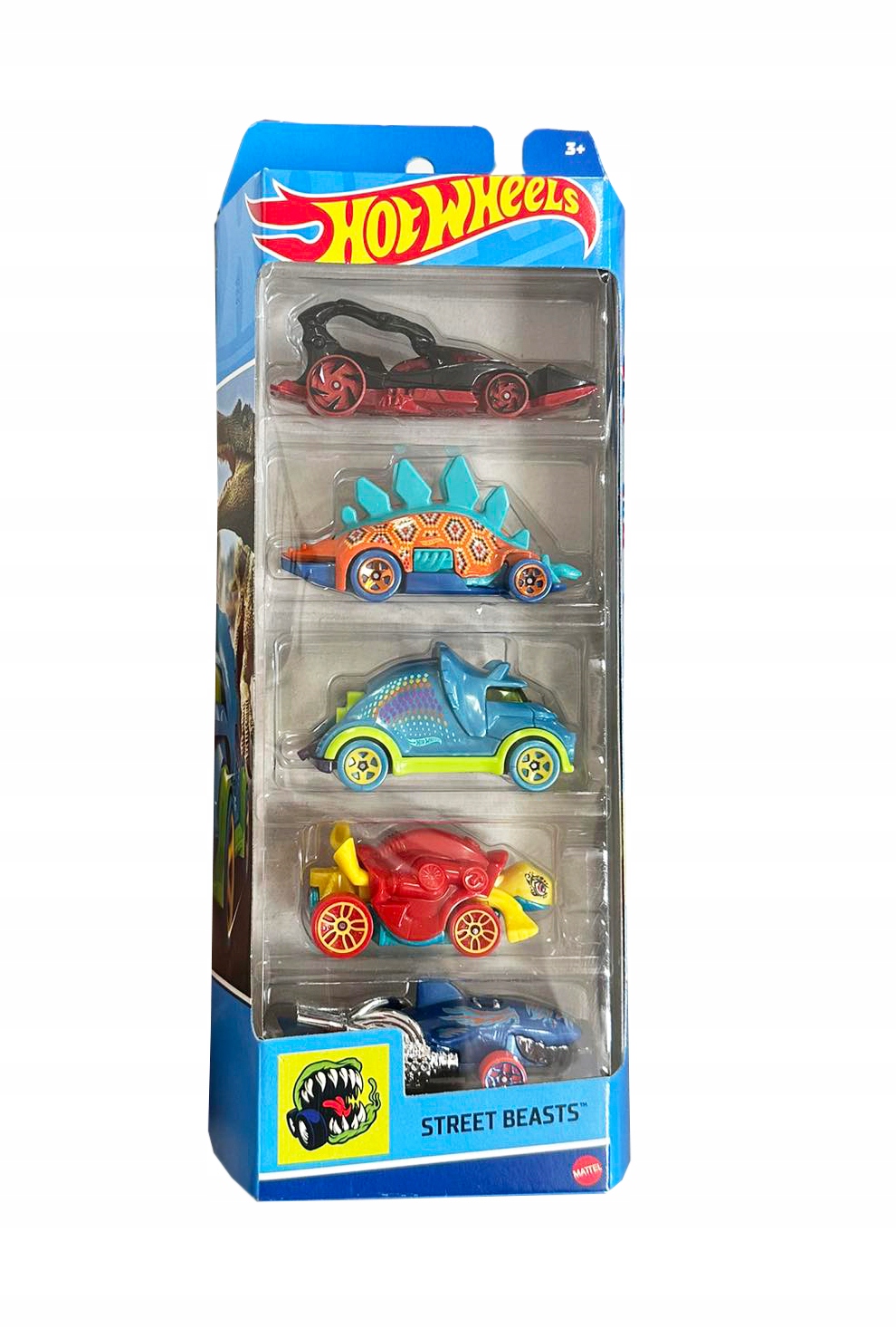 Набор игровой Hot Wheels Street Beasts из 5 машинок, HLY77 разноцветный