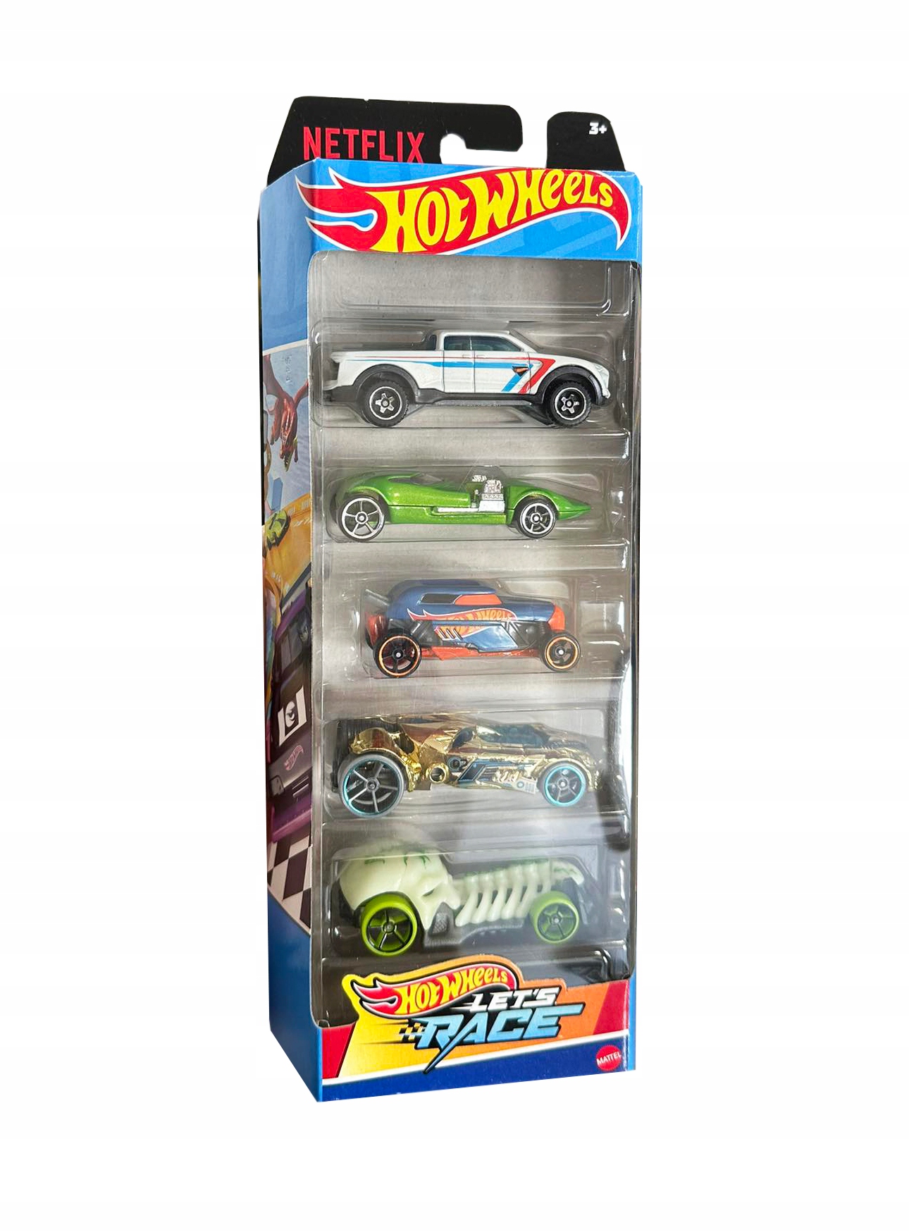 

Набор игровой Hot Wheels Let's Race из 5 машинок, HTV42, Разноцветный, Let's Race