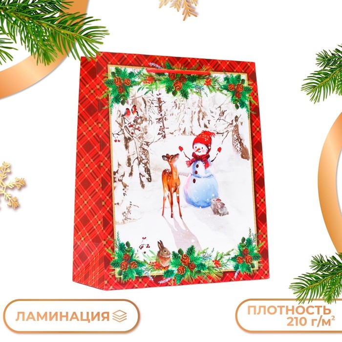 

Пакет UPAK LAND Снеговик 26 х 32 х 12 см 1 шт