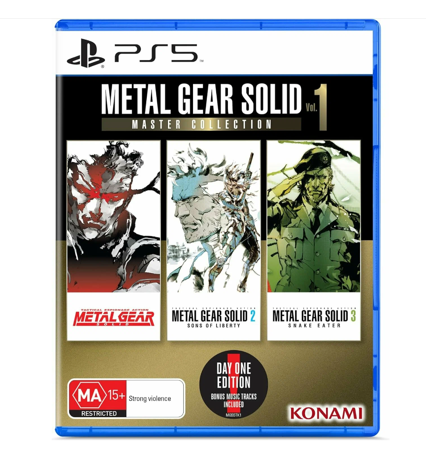 

Игра (PlayStation 5, полностью на английском языке), Metal Gear Solid Master Collection Vol. 1