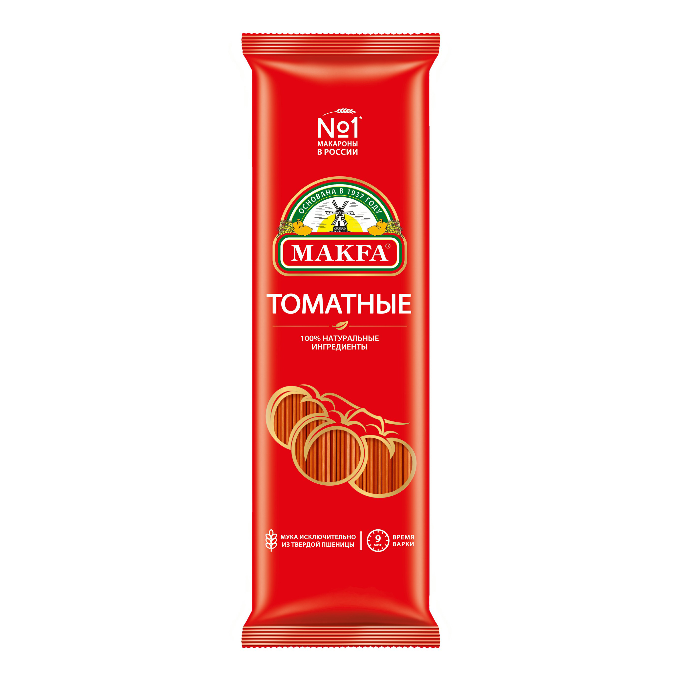 

Макаронные изделия Makfa Спагетти томатные цветные 500 г