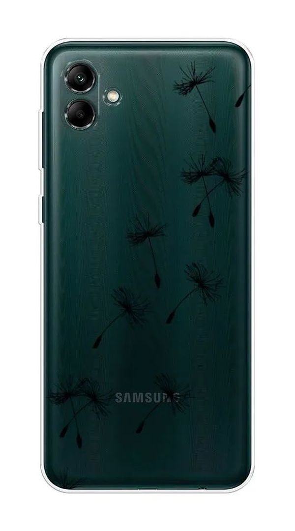 

Чехол Awog на Samsung Galaxy A04 / Самсунг A04 "Летящие одуванчики", Черный;прозрачный, 2107050-8