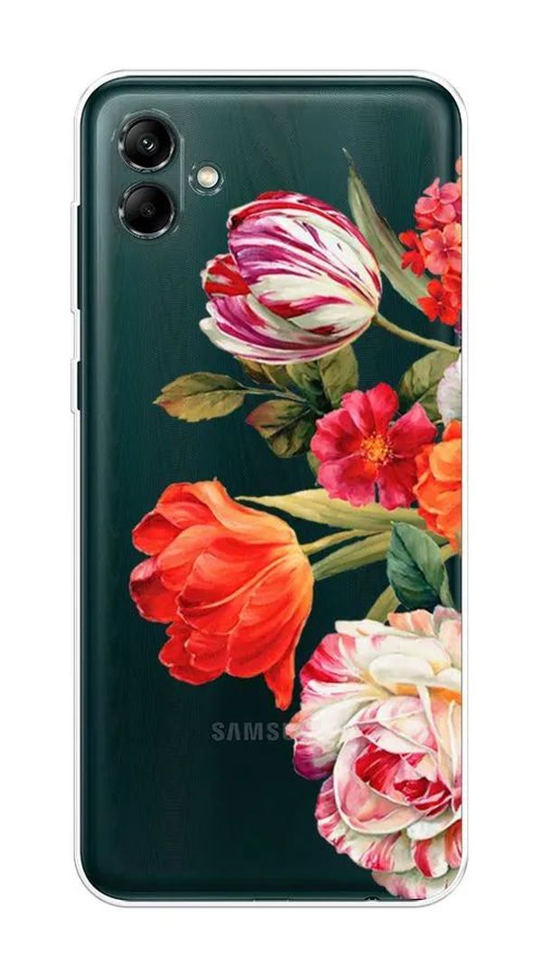 

Чехол Awog на Samsung Galaxy A04 / Самсунг A04 "Весенний букет", Разноцветный, 2107050-8